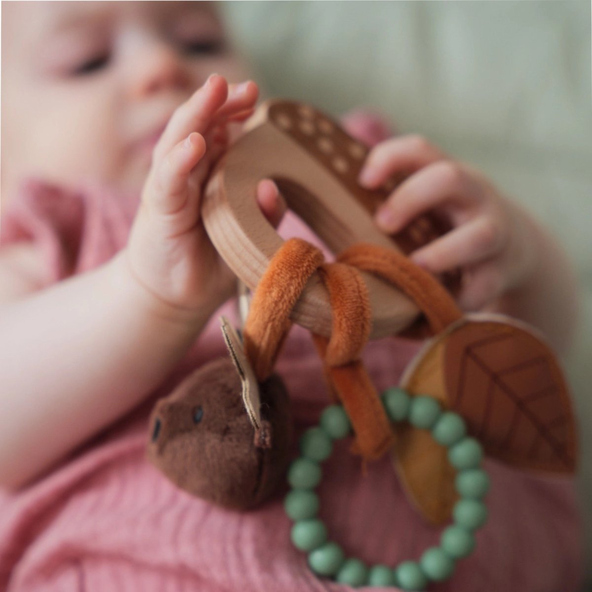 Wooden Rattle - Forest