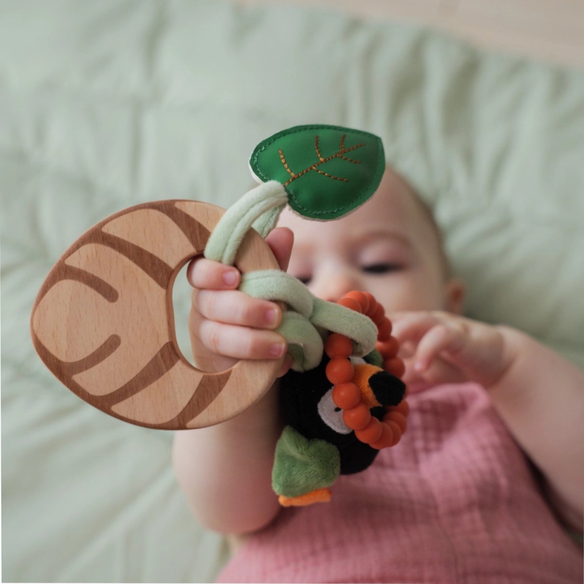 Wooden Rattle - Jungle