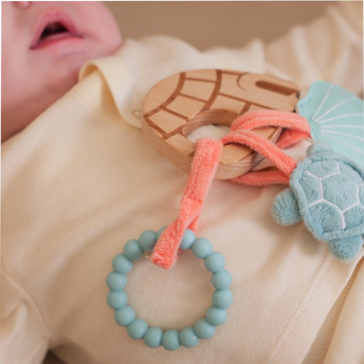 Wooden Rattle - Ocean