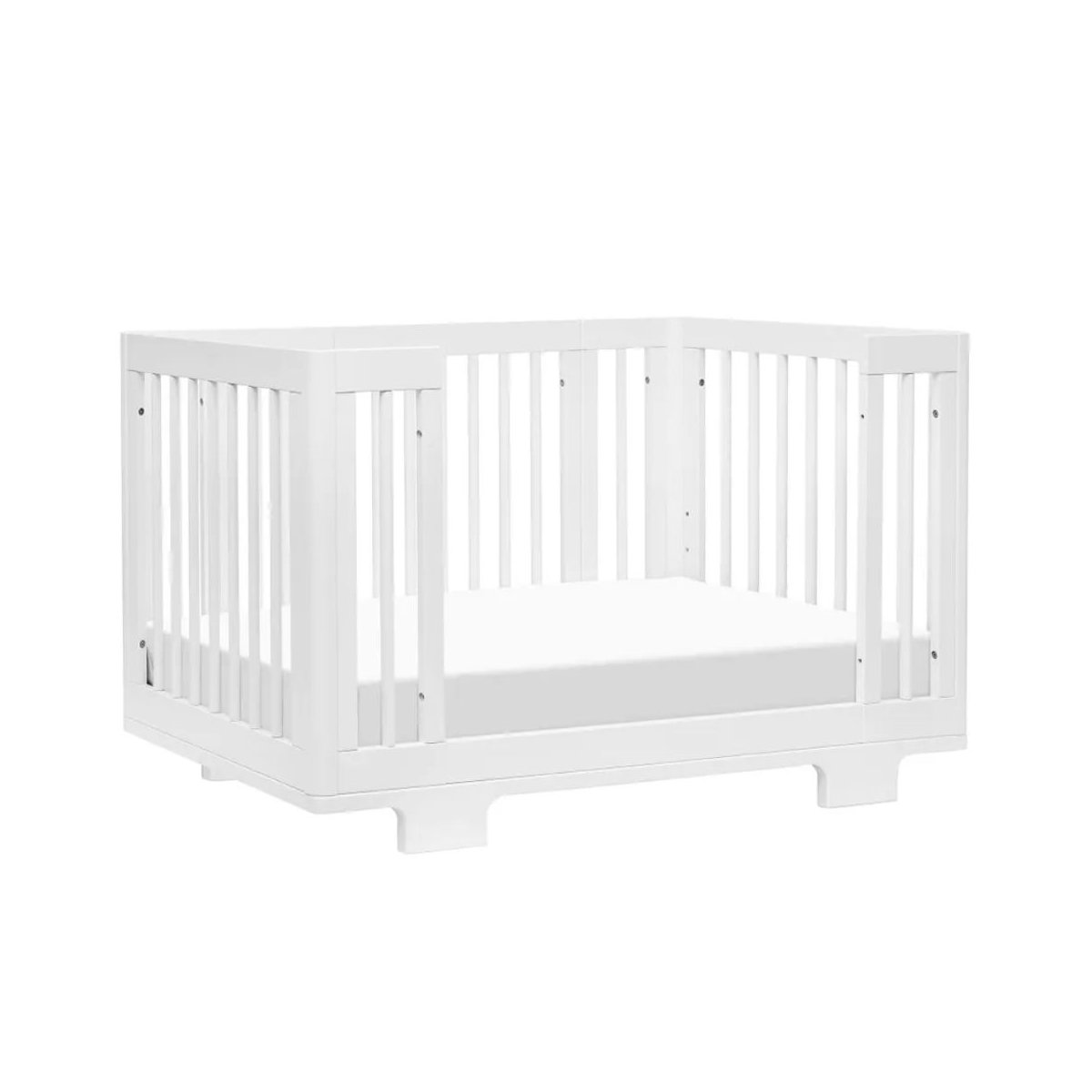 8 in 1 Convertible Crib with All Stages Conversion Kit - White