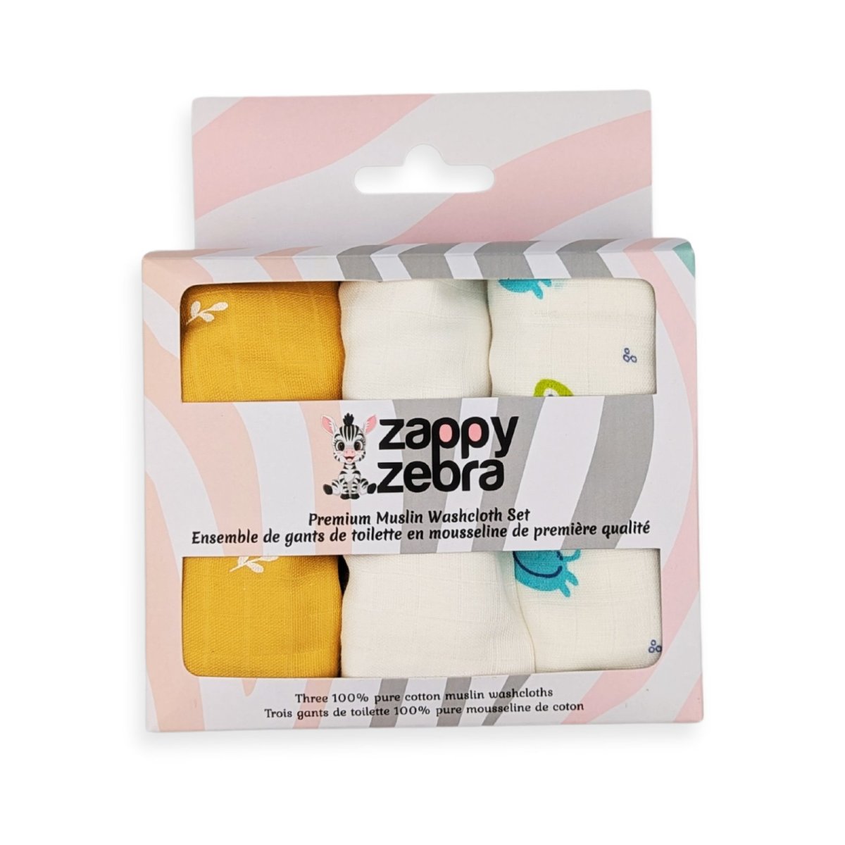 Muslin Wash Cloth Set - Yellow - 3 pack