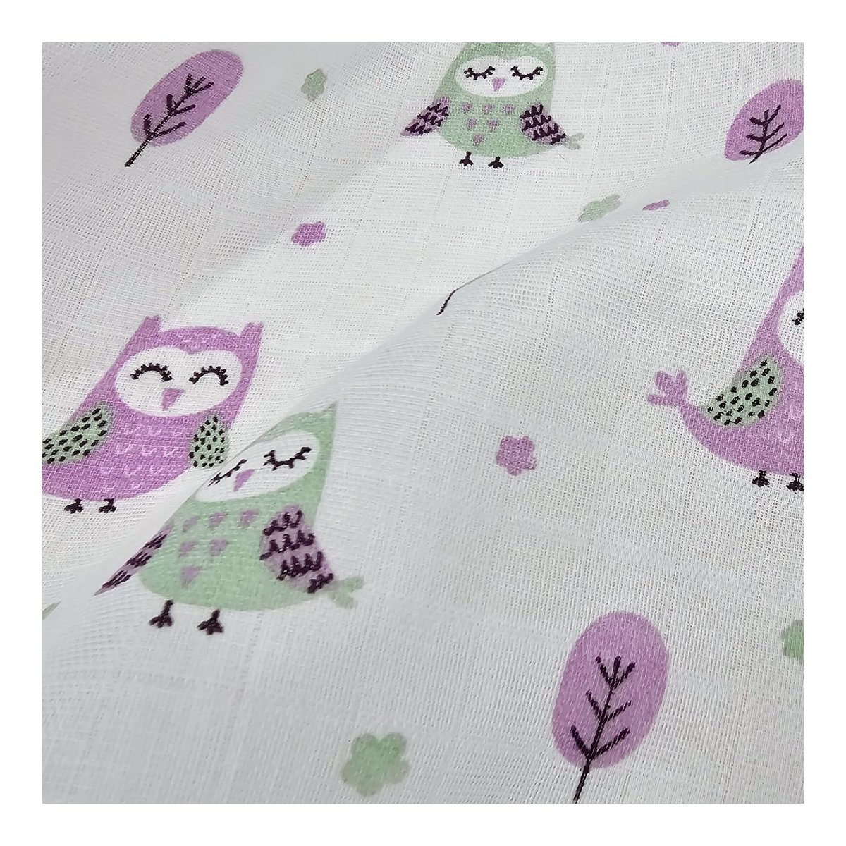 Muslin Swaddle - Opulent Owls