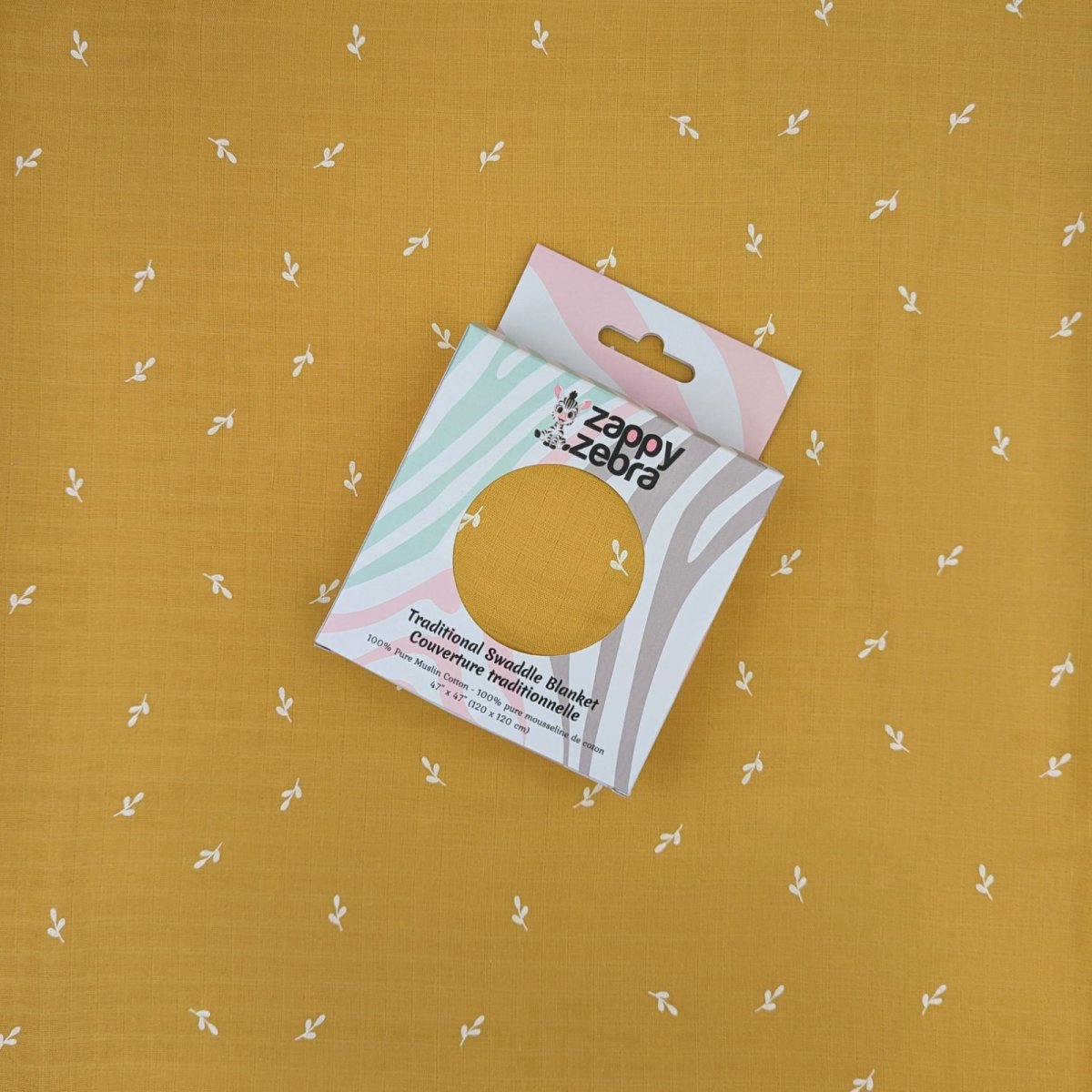 Muslin Swaddle - Yellow Ochre