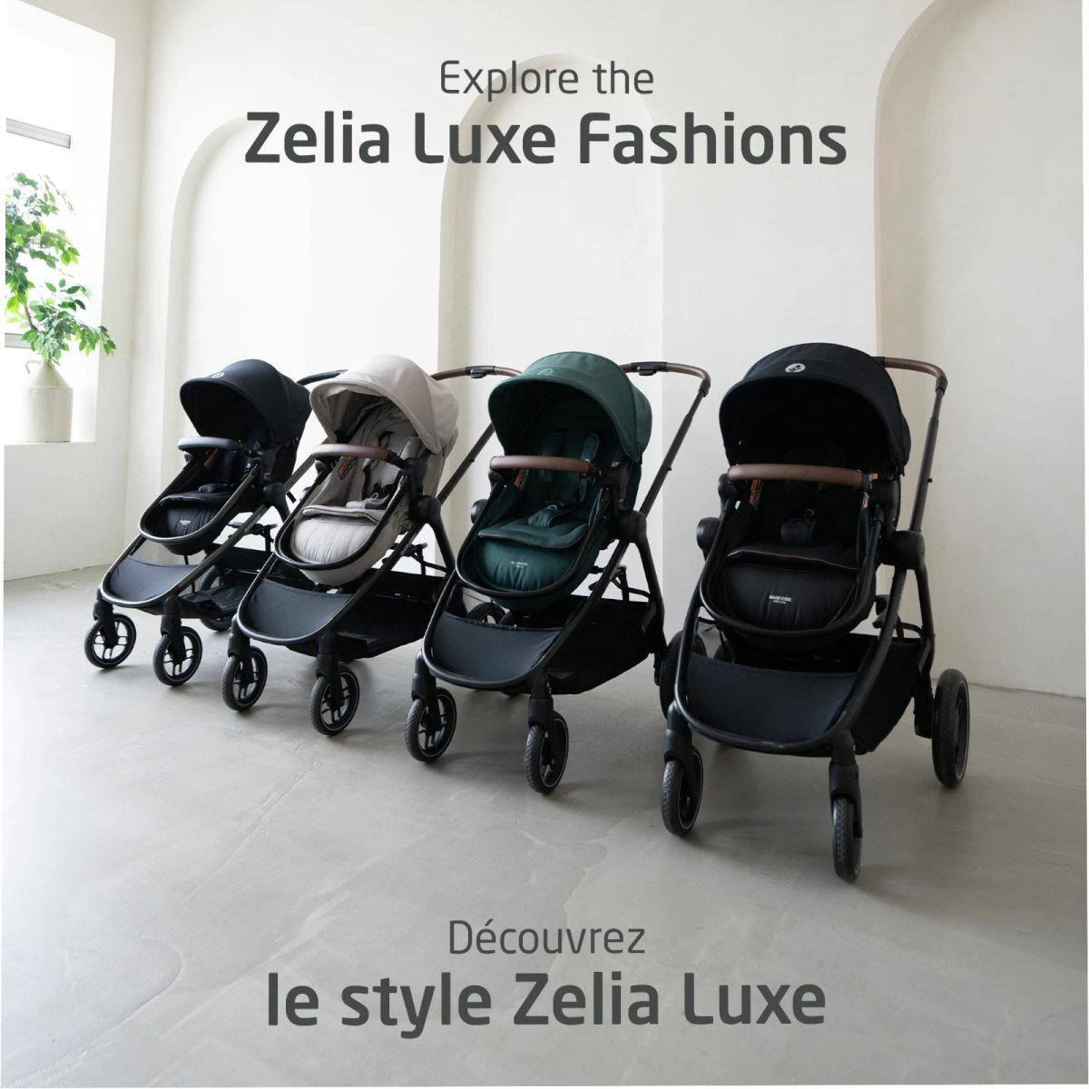 Zelia Luxe 5-in-1 Modular Travel System - New Hope Tan
