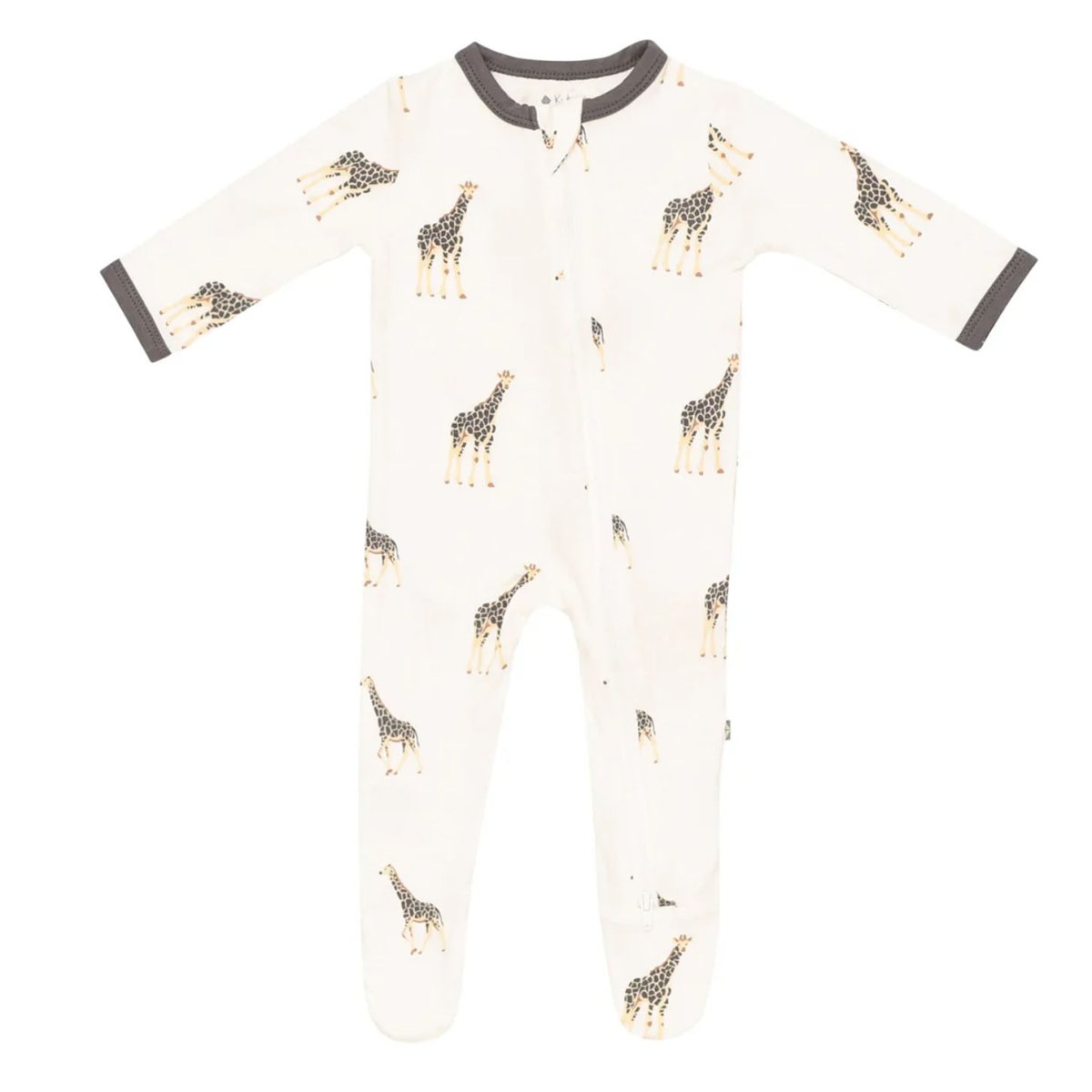 Zippered Footie - Giraffe