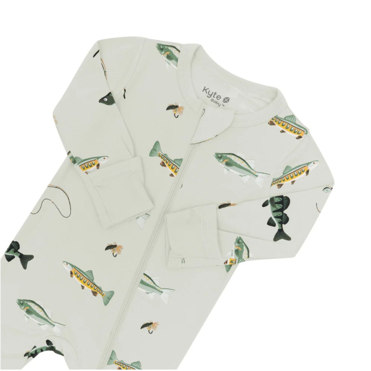 Zippered Footie - Fishing