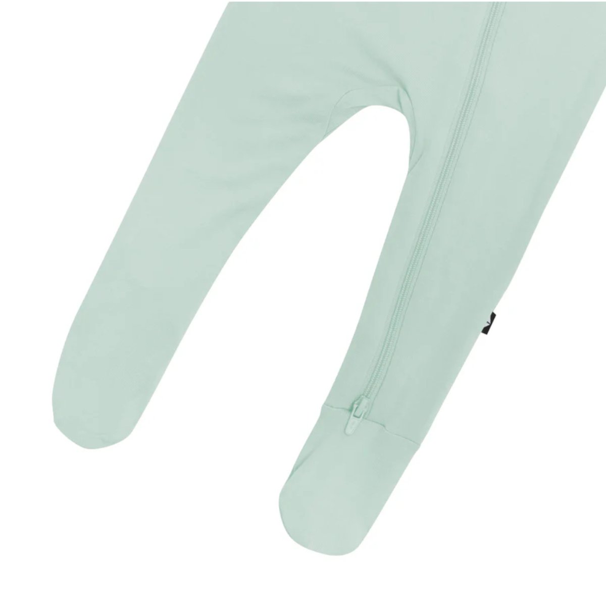 Zippered Footie Preemie - Sage