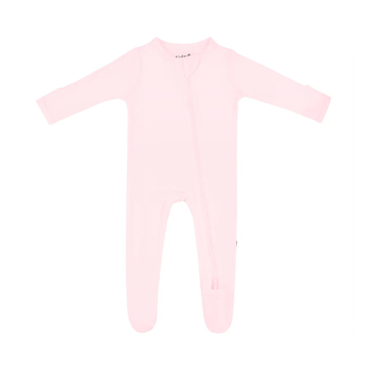 Zippered Footie Preemie - Sakura