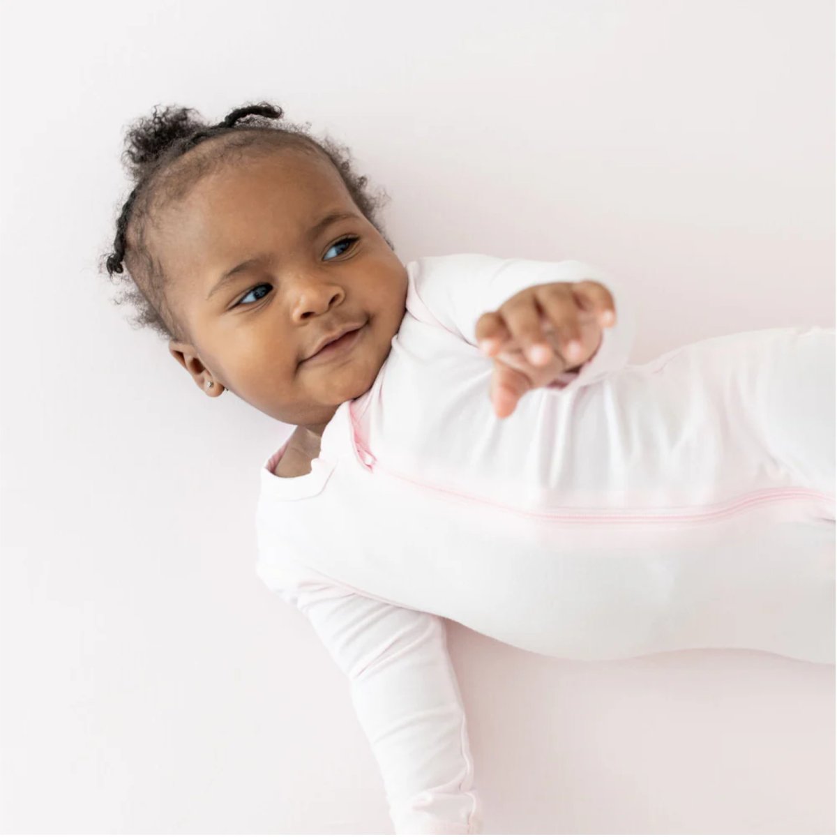 Zippered Footie Preemie - Sakura