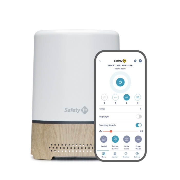 Connected nursery air purifier