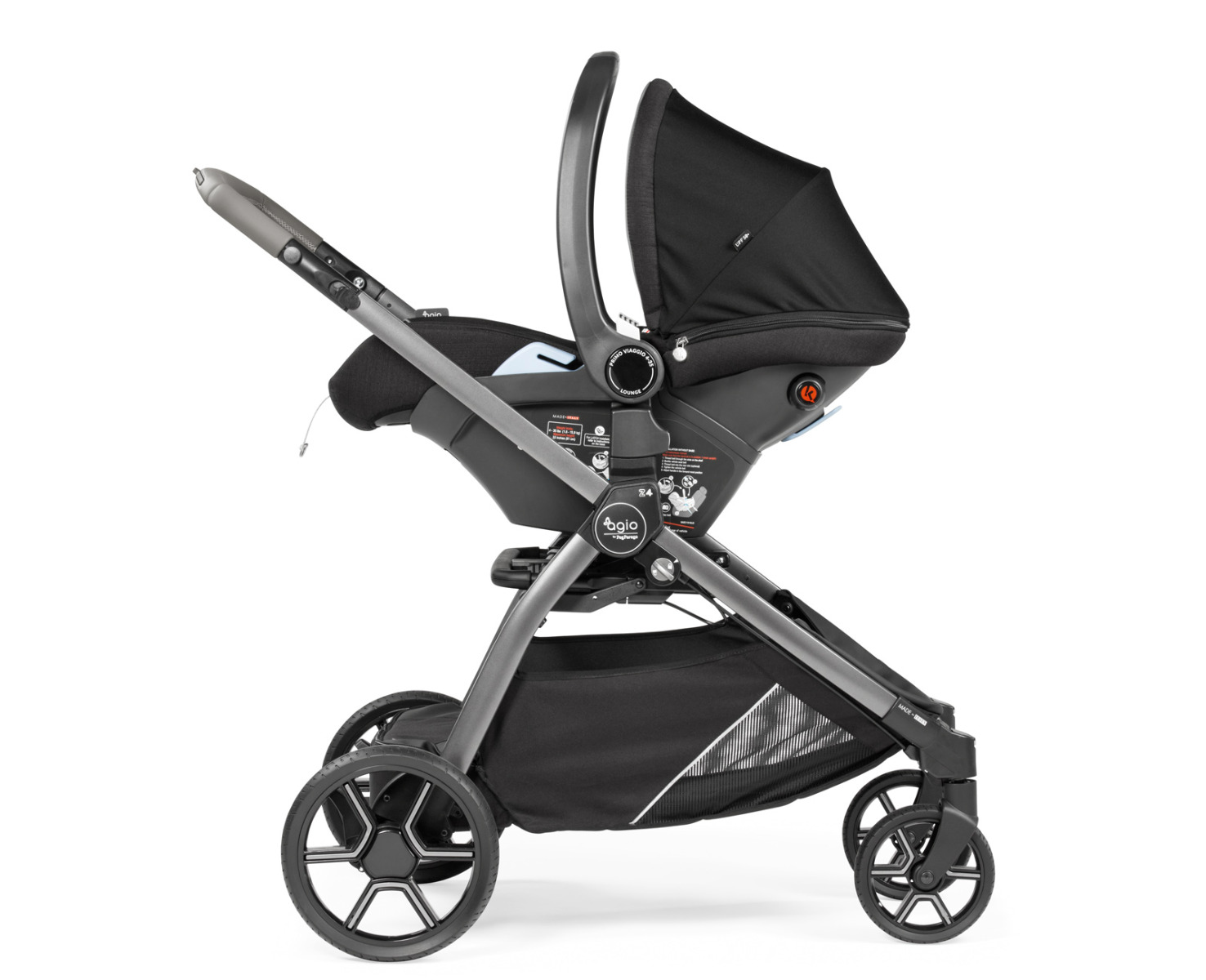 Peg Perego Z4 Agio Stroller Black Pearl