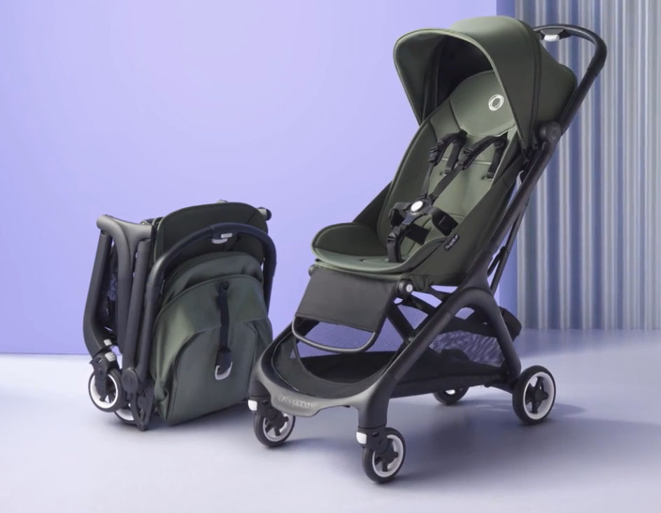 Bugaboo Butterfly 2 Travel Stroller, Ultra-Compact One-Second Fold, Lightweight And Airplane-Friendly (Indigo