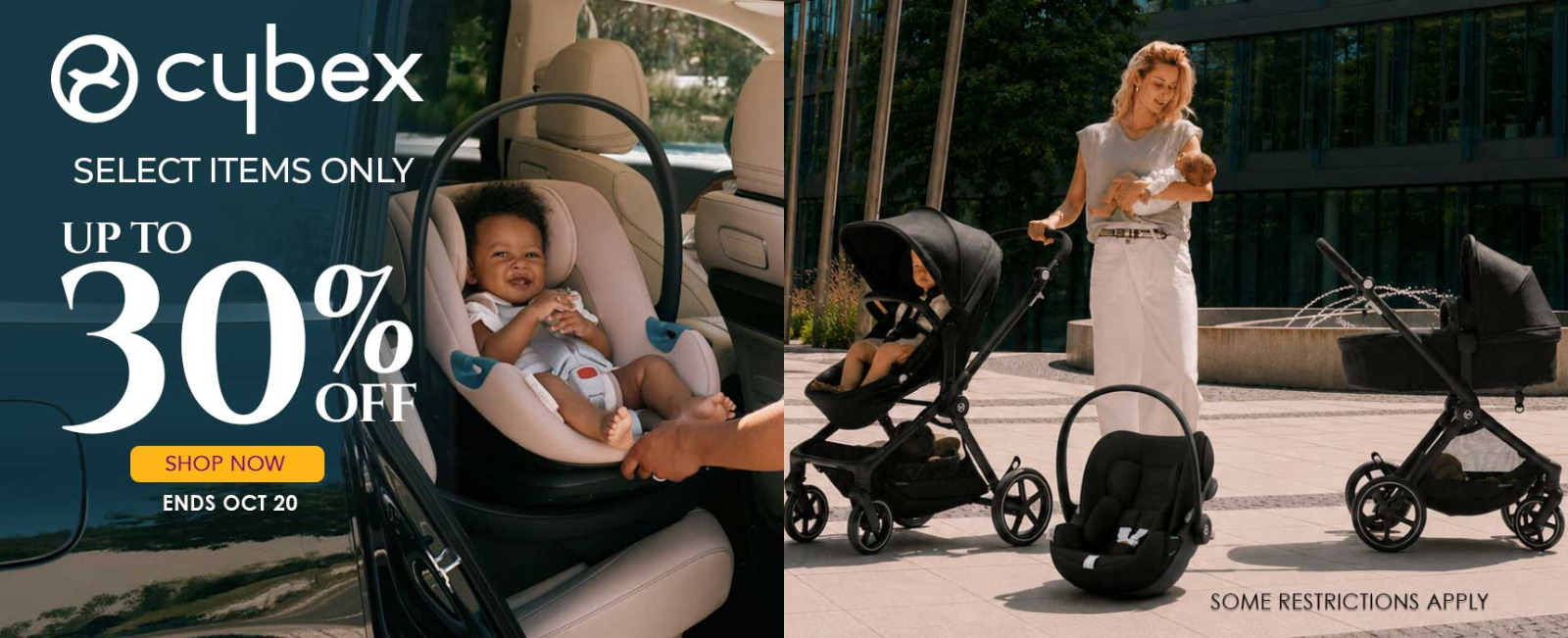 Featured Cybex stroller and car seat collection